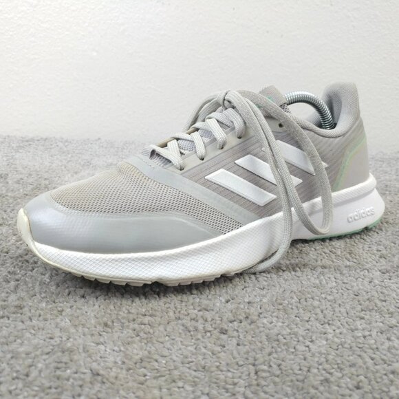 Adidas Nova Flow Cloudfoam Womens Size 7.5 Running Shoes Gray Sneakers EH2586 - Picture 4 of 11